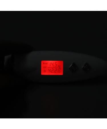 Smart Analyse Skin Water Oil Analyzer with 3 Color Indicator Light Portable Facial Analyzer USB Facial Moisture Meter for Beauty Salon - Buy Online on GoSupps.com