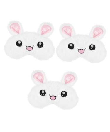 Beaupretty 3 Pcs White Rabbit Child to Sleep 1 Count (Pack of 1) Whitex3pcs