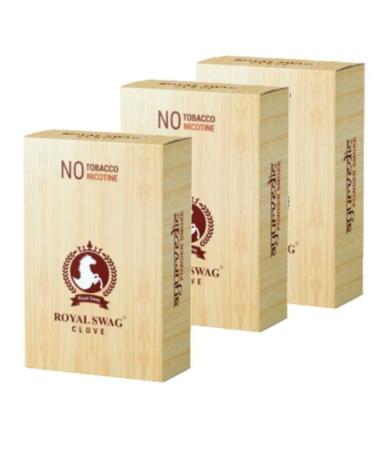 Royal Swag Herbal Cigarettes Clove ed(60 Sticks) | 100% Tobacco Free & Nicotine Free