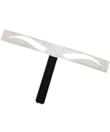 Hemoton 2 Pcs Eyebrow Ruler Stencil Eyebrow Makeup Symmetrical Tool Brow Stencils Stainless Steel - Buy Online on GoSupps.com