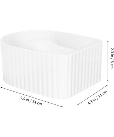 minkissy Manicure Hand Soak Bowl Manicure Bowl for Hand Manicure Tool Hand Tools Manicure Wash Bowls Cleaning Tools Soak off Bowl Manicure Hand Bowl Nail Supplies White Acrylic - Buy Online on GoSupps.com