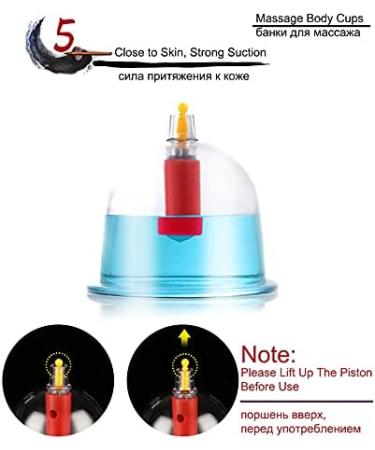 Cupping Therapy Set 32 Therapy Cups Cupping Set with Pump Professional Chinese Acupoint Cupping Therapy Sets Hijama for Cupping Massage Muscle & Joints - Buy Online on GoSupps.com