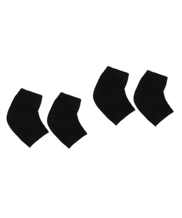 2 Pairs Gel Socks Women Socks Moisturising Socks for Women Silicone Heel Socks Moisturising Heel Sock Toeless Ankle Socks Women s Socks Feet Men and Women Anti-Crack Women's Socks