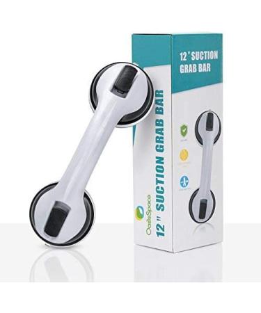 OasisSpace 12 Grab Bars 2 Pack - Shower Handles for Seniors  Elderly  Injury  Handicap - Safety Suction Cups Assist Bath Handle for Bathroom  Non Skid - Buy Online on GoSupps.com