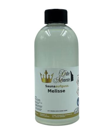 Fragrant Moments Sauna Infusion Concentrate Lemon Balm - 500ml in PET bottle with dropper cap and child safety lock Lemon Balm 500ml