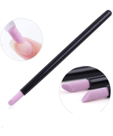 Nail Art Quartz Scrub Stone Cuticle Remover Stick Pen Pusher Polish Manicure Tool.Durable and Fashion - Buy Online on GoSupps.com