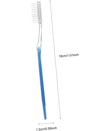Frcolor 60-Pack Disposable Toothbrushes - Soft Bristles for Sensitive Gums Hygienic Travel Toothbrushes with Plastic Handle & Toothpaste - Buy Online on GoSupps.com