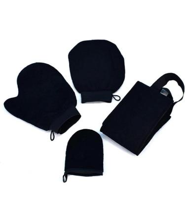 TOSSPER 4 in 1 Tanning Lotion Applicator Self Tanner Mitt Kit Self Tanner Back Tan Applicator - Buy Online on GoSupps.com