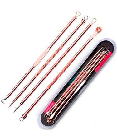 PULABO Blackhead remover Comedone Extractor Blackhead Tweezers Kit Professional Stainless Pimple Acne Blemish Removal Tools set Convenient