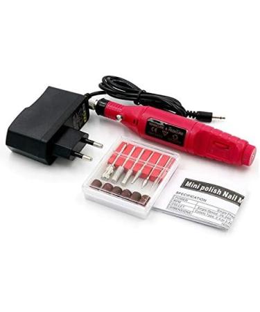 Professional Nail Drill 1 Set 6 Bits Electric Nail Drill Manicure File Art Pen Polish Drill Manicure Device - (Color: 110V US Plug) - Buy Online on GoSupps.com