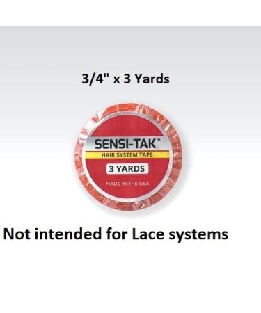 Red SENSI-TAK Double Sided Adhesive Tape for Hair Extensions Wigs & Toupees - Premium Quality Long-Lasting Hold - Buy Online on GoSupps.com