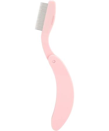 Stainless Steel Teeth Eyebrow Brush for Defining Lash Brow Makeup Applicator with Ergonomic Curve Handle Portable Design for Travel - Buy Online on GoSupps.com