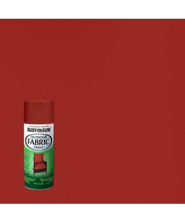 Rust-Oleum Outdoor Fabric Spray Paint  12 oz  Chili Red Chili Red 12 Ounce Spray Paint - Buy Online on GoSupps.com