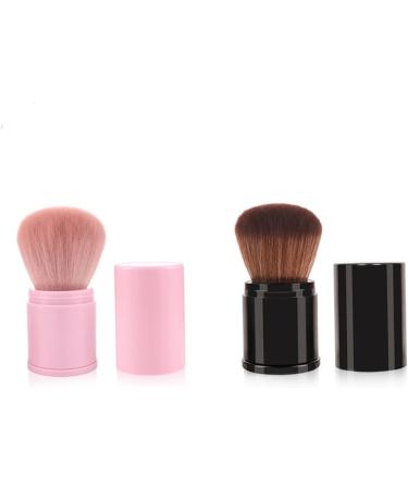 Ipetboom Face Makeup Powder Puff Loose Brush Makeup Foundation Makeup Blush Black Puff Retractable Highlighter Highlighters Blending Hair Neck Duster Beauty Tools Liquid Pink Travel - Buy Online on GoSupps.com