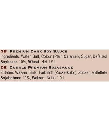 Lee Kum Kee Premium Dark Soy Sauce Vegan 1.9L - Authentic Flavor, Large Size | Buy Online - Buy Online on GoSupps.com