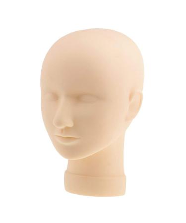 Backbayia Practice Head for Lips Eyelash Extension Training Makeup Face Painting