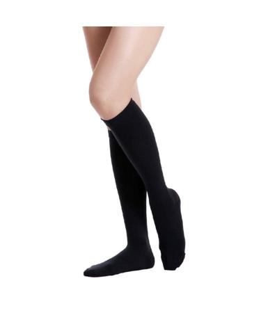 ACIYD 20 30 mmHg Medical elastic stockings compression socks circulatory varicose veins Waden -classified sports socks for pregnancy trips flight health sisters (black S)