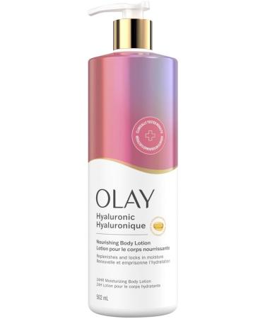 OLAY HAND & BODY LOTION NOURISHING HYALURONIC ACID 502ML Body Lotion - Hyaluronic Acid 1 count (Pack of 1) - Buy Online on GoSupps.com
