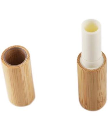 JIHUOO 2pcs Bamboo Empty Lipstick Tubes & Lip Balm Containers - Eco-Friendly Lipstick Tubes for DIY Cosmetics - Buy Online on GoSupps.com