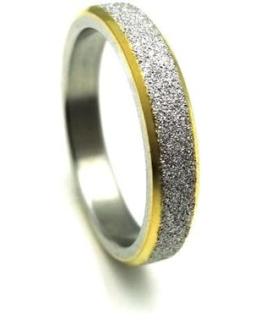 ENERGETIX 4YOU Elegant Designer Bicolor Magnetring 206 - Diamond Dust Partner & Wedding Ring Size 16-21 | Bestselling Engagement Ring - Buy Online on GoSupps.com
