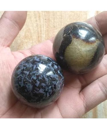 45mm Natural Gabbro Polished Ball Madagascar Calcium Feldspar Great Choice for Home Decoration Obelisk - Buy Online on GoSupps.com