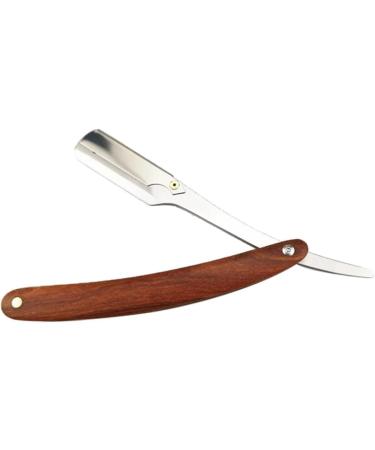 Fomiyes 3ST Safe Metal Straight Razor for Men | Professional Foldable Face Hair Razor | Premium Wooden Handle - Buy Online on GoSupps.com