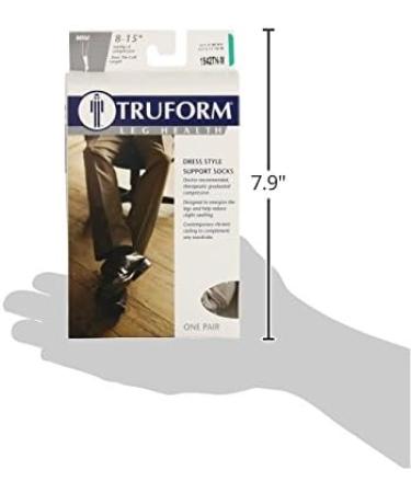 Truform Compression Socks 8-15 mmHg - Men's Tan Knee High Dress Socks (Pack of 4) - Medium - Buy Online on GoSupps.com