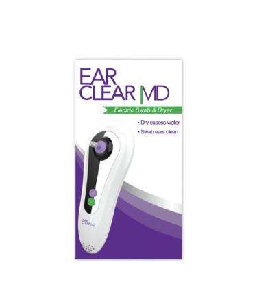 Ear Clear MD Dual-Action Electric Ear Dryer and Ear Swab