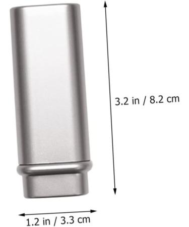 Didiseaon Nail Dust Brush Nail Cleaning Brush Puff Nail Display Stand Makeup Powder Brush Retractable Tube Brush Makeup Blush Highlighter Mineral Nylon Wool Travel Makeup Tools 8.2x3.3cm Silver - Buy Online on GoSupps.com