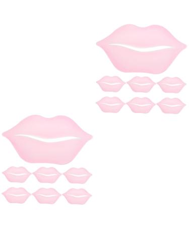 FOMIYES 40 Pcs Exfoliating Lip Mask Lip Sleep Masks Chubby Lips Masks Cosmetic Lip Masks Plumping Lips Masks Lip Wrinkle Reduce Masks Lip Stuff Miss Lip Augmentation Tool Collagen Material Pinkx2pcs 11.5x9cmx2pcs