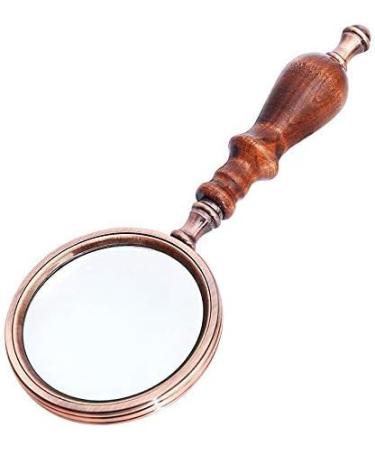 Wooden Handle Magnifying Glass Retro Magnifying Glass Small Font High Magnification Magnifying Glass Handheld Magnifying Glass Gift 88mm 225mm Made in China - Buy Online on GoSupps.com