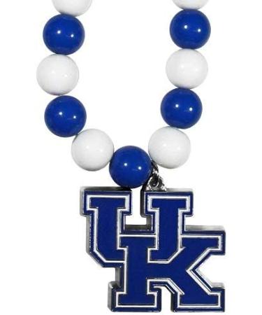 NCAA Kentucky Wildcats Fan Bead Necklace - 24 Team Color Officially Licensed Women's Jewelry - Buy Online on GoSupps.com