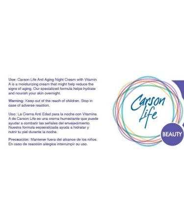 CARSON LIFE Day & Night Kit - Collagen Beauty Cream with Vitamin E - Anti Aging Night Cream - 4 oz - Rejuvenate Skin, Prevent Wrinkles - Made in USA - Buy Online on GoSupps.com