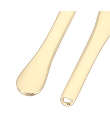 3 Pack Metal Cosmetic Spatulas - Mini Makeup Spoon & Eye Cream Applicator Set - Facial Mask Scoop Tool - Gold Silver Rose Gold - Buy Online on GoSupps.com