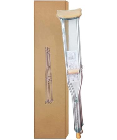 2pcs Underarm Crutches for Adults Aluminum Height Adjustable Armpit Crutches Men Women's Crutches Non-Slip Handy Cane Independence Medium - Buy Online on GoSupps.com
