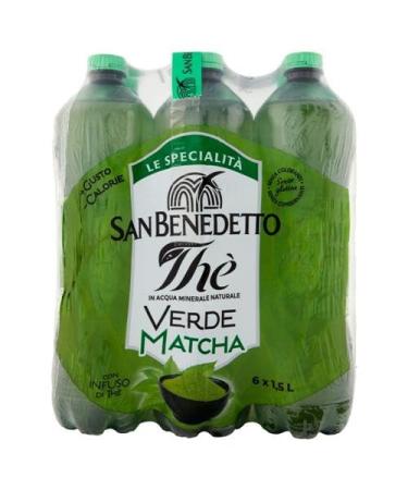 6x San Benedetto th vert froid avec aloe vera 1 5 l
