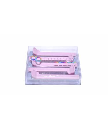 ColorBow Teasing Clip Comb (5 Pack) - Hair Coloring & Styling Tools for Highlights, Balayage, Ombr | Flat Iron Guide, Straightener Comb - Pink / Gray - Buy Online on GoSupps.com
