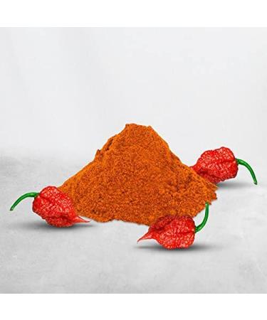 Kiva Carolina Reaper Chili Pepper Powder - Hottest Pepper on Earth - Non GMO Vegan Fair Trade - 2 oz Bottle - Buy Online on GoSupps.com