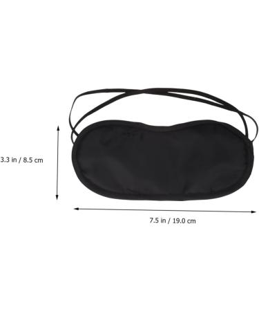 48 pcs Silk Sleep Masks Set - Satin Eye Covers for Men - Black Blindfold for a Good Night's Sleep - Buy Online on GoSupps.com