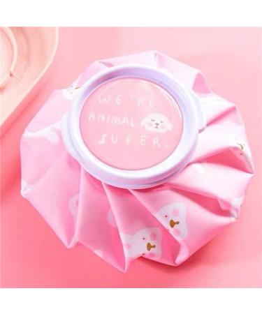 JIAWEIIY Cartoon Hot Water Bottle Bag Dual Use Summer Ice Bag Reusable Knee Head Leg Relief Pain Ice Bag Hand Warmer Household Items (C)