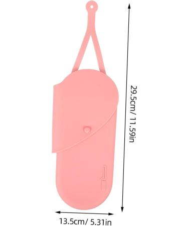 FOMIYES Curling Iron Storage Bag Hair Straighter Bag Hair Dryer Bag Hair Straightener Holder Reusable Curling Iron Bag Universal Curling Iron Bag Silicone Curling Iron Bag Hair Iron Pouch 29.50X13.50X2.00CM Pink - Buy Online on GoSupps.com