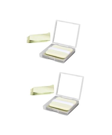 FOMIYES 2 Sets Oil Blotting Paper Oil Absorbing Roller Face Cleaning Papers Facial Oil Cleaning Paper Reusable Face Pads Oil-Absorbing Papers Rem Beauty Cleansing Paper Men and Women Glass