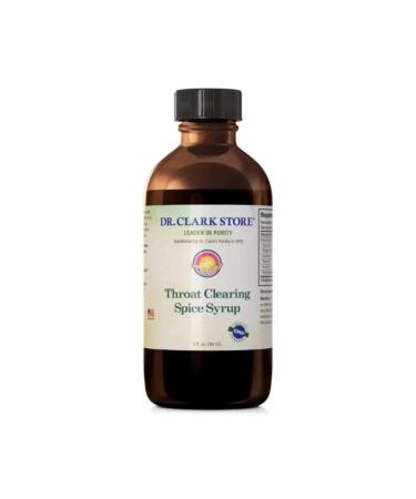 Dr Clark Store Natural Cough Syrup Herbal for Sore Throat Relief- 3 fl oz