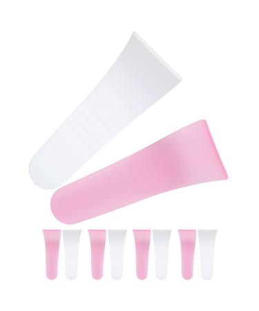 Kenanlan 10 piece of hair wax removal spatula sticks depilatory cream spatula plastic cosmetic mask mask scraps beauty tools for the salon at home