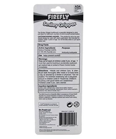 Dr. Fresh Smiley Gripper Toothbrush with Kid's Crest Toothpaste - 1 Set | Color Varies - Buy Online on GoSupps.com