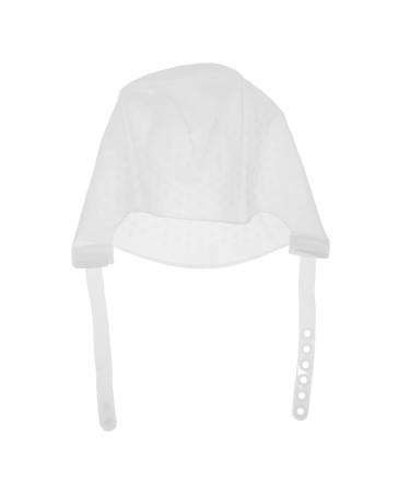 NUOBESTY Bonnet de Teinture en Silicone Blanc pour M ches Bonnet de Coloration Capillaire R utilisable D colorant R sistant la Chaleur Outil Professionnel pour Salon et Usage Maison