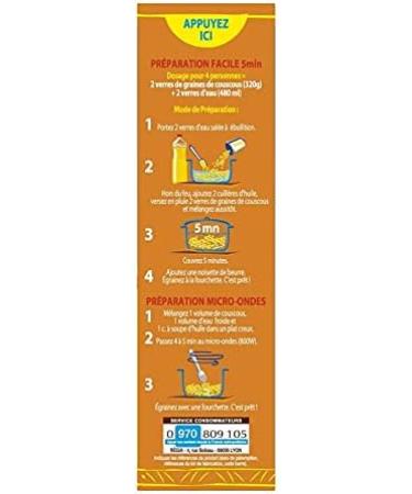  Epicerie sal e REGIA - Medium Couscous Semolina 1kg - Pack of 4 - Special Offer - Buy Online on GoSupps.com