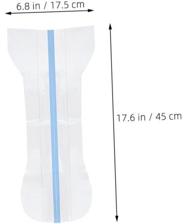 DRESSOOS 4pcs Swimming Stickers Water Proof Stickers Pads for Swimming Panti Liners Thin Pu White - Buy Online on GoSupps.com