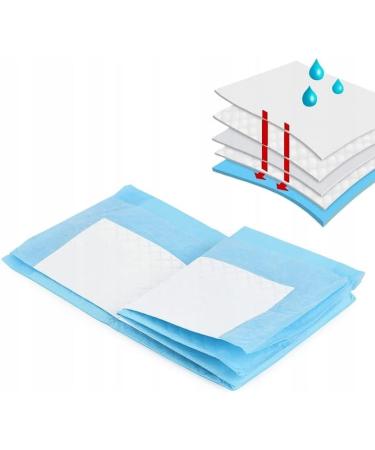 Zolta Dogs Toilet Mats 60x60cm - 50 Pack Disposable Training Pads & Hygiene Mat for Pets - Essential Dog Accessories for Home & Travel - Buy Online on GoSupps.com