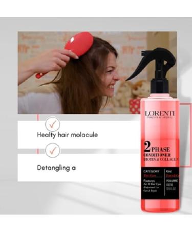  Lorenti LORENTI TOKYO & SEOUL 2Phase Biotin & Collagen Hair Conditioner 400ml | Hair Treatment | Spray Treatment | Detangling Spray Care for Normal to Dry Hair | - Buy Online on GoSupps.com